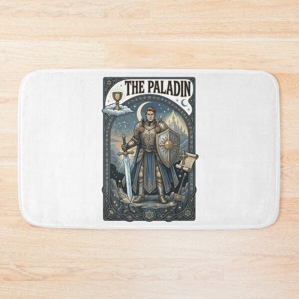 Item preview, The Paladin Tarot Card Holy Knight Fantasy RPG designed and sold by Fenay Designs.