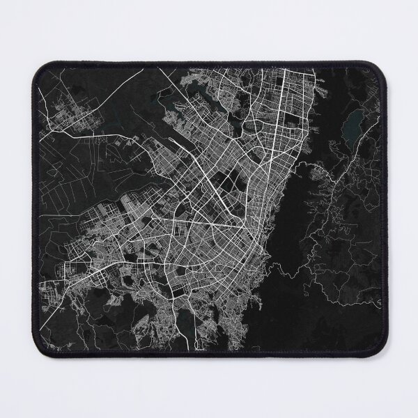 Item preview, Bogota City Map Colombia - Dark designed and sold by deMAP.
