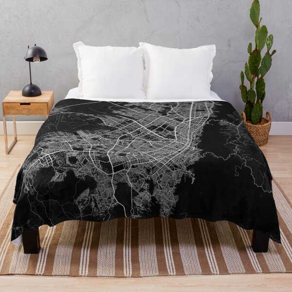 Item preview, Bogota City Map Colombia - Dark designed and sold by deMAP.
