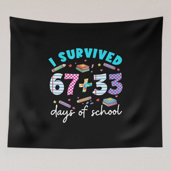 Item preview, I Survived 100 Days of School Funny Teacher Celebration designed and sold by gladysenglish.