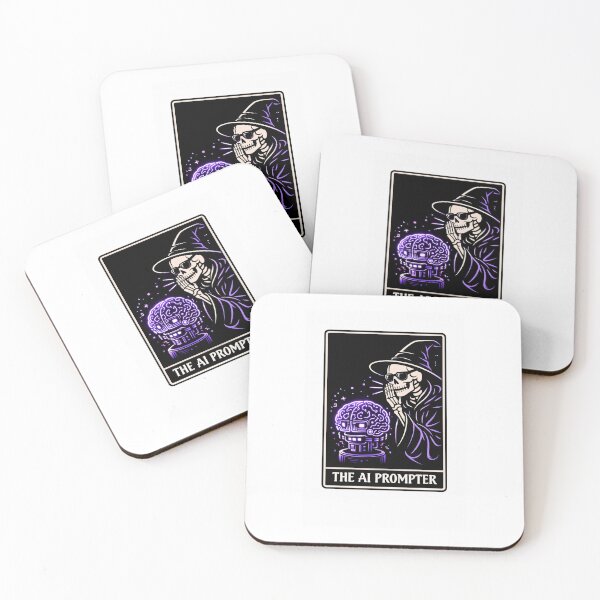 Item preview, The AI Prompter Tarot Card - Prompt Engineer Machine Learning Gift designed and sold by ByteAndBones.