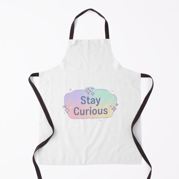 Item preview, Stay Curious Inspirational Sticker designed and sold by CutePlix.