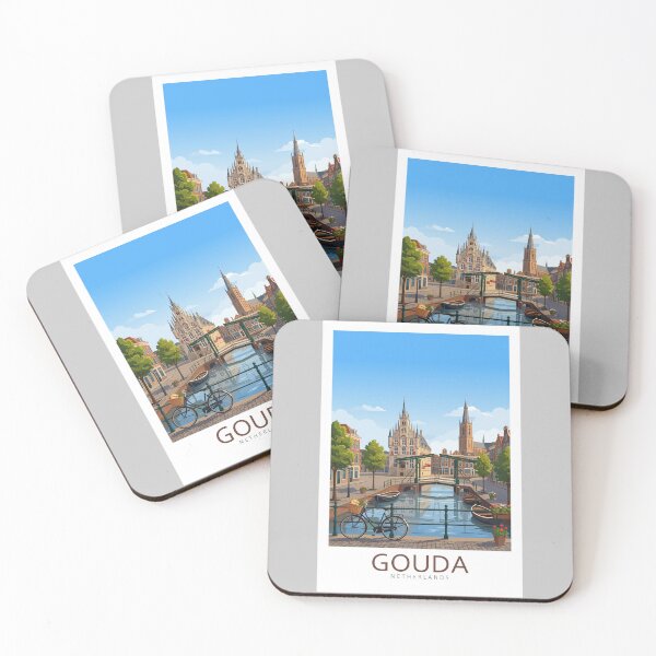 Item preview, Gouda Netherlands - Travel art designed and sold by Marciolini.