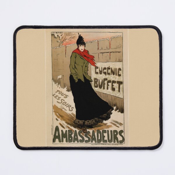 Item preview, Eugénie Buffet at the Ambassadeurs - vintage art nouveau poster designed and sold by Grand Illusions.