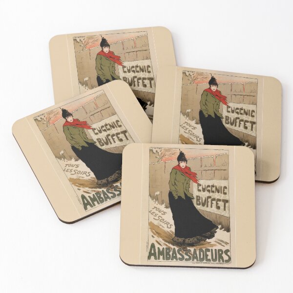 Item preview, Eugénie Buffet at the Ambassadeurs - vintage art nouveau poster designed and sold by Grand Illusions.