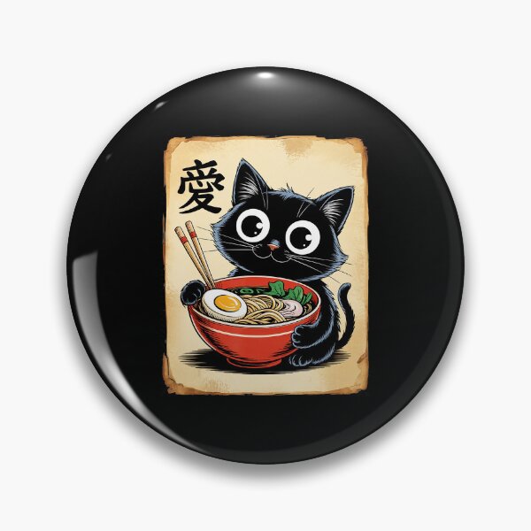 Item preview, Cute Cat Ramen Japanese Kawaii Illustration designed and sold by titanlevi.
