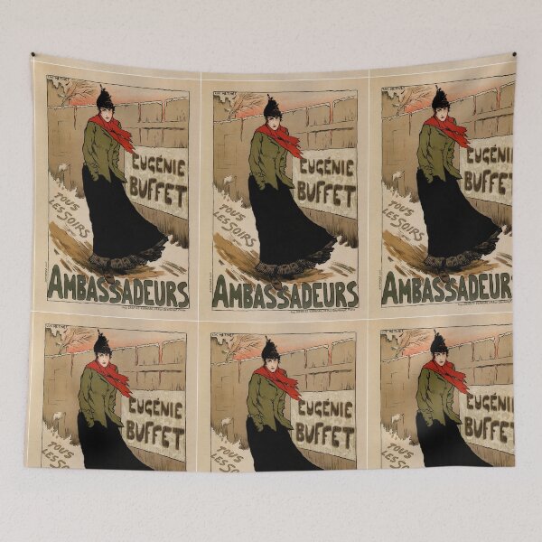 Item preview, Eugénie Buffet at the Ambassadeurs - vintage art nouveau poster designed and sold by Grand Illusions.