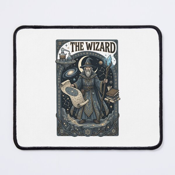 Item preview, The Wizard Tarot Card Magic Tabletop RPG Fantasy designed and sold by Fenay Designs.