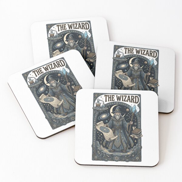 Item preview, The Wizard Tarot Card Magic Tabletop RPG Fantasy designed and sold by Fenay Designs.