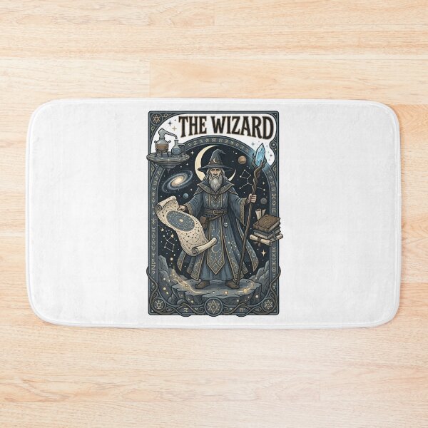 Item preview, The Wizard Tarot Card Magic Tabletop RPG Fantasy designed and sold by Fenay Designs.