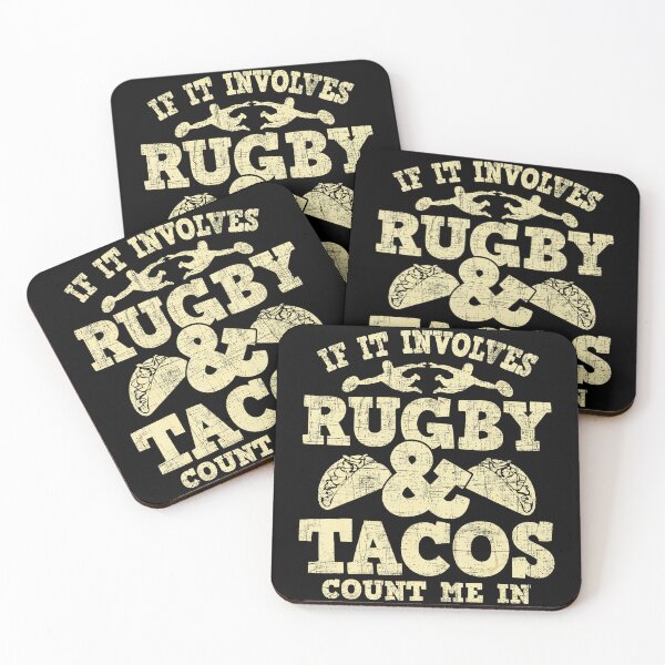 Item preview, If It Involves Rugby and Tacos Funny Rugby Fan Quote designed and sold by GabrieSketcham.