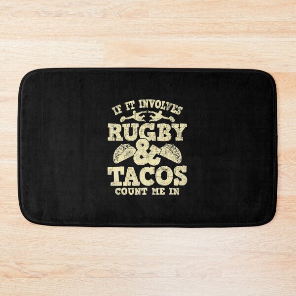 Item preview, If It Involves Rugby and Tacos Funny Rugby Fan Quote designed and sold by GabrieSketcham.