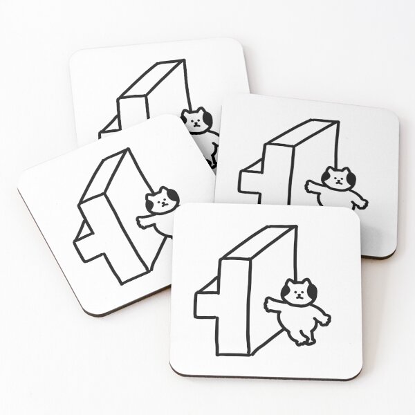 Item preview, a Cat next to ㅓ designed and sold by superbaechoo.