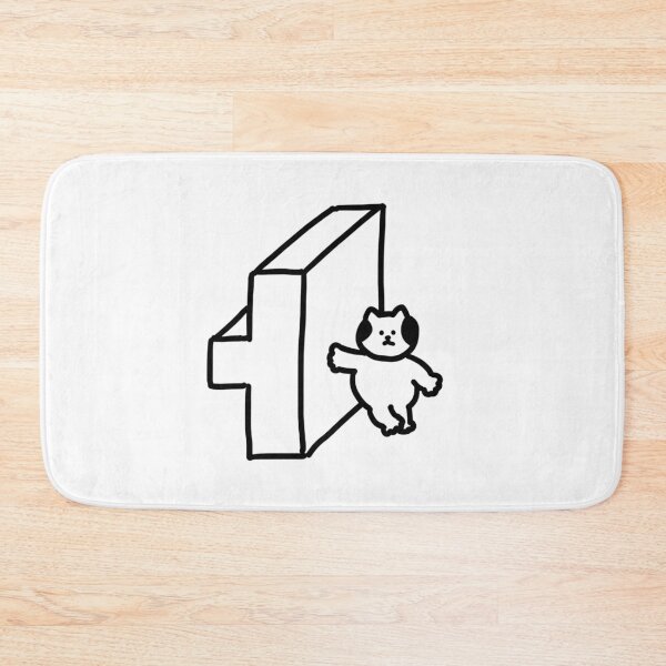 Item preview, a Cat next to ㅓ designed and sold by superbaechoo.