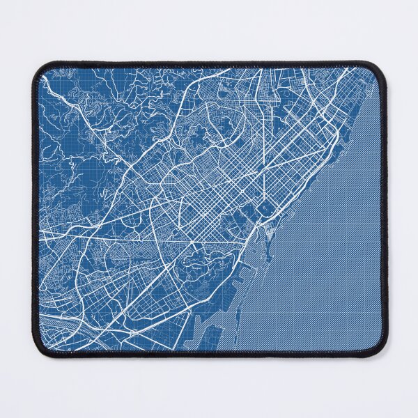 Item preview, Barcelona City Map of Spain - Blueprint designed and sold by deMAP.