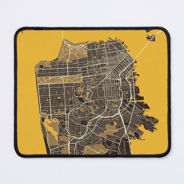 Item preview, San Francisco City Map of California, USA - Pastel designed and sold by deMAP.