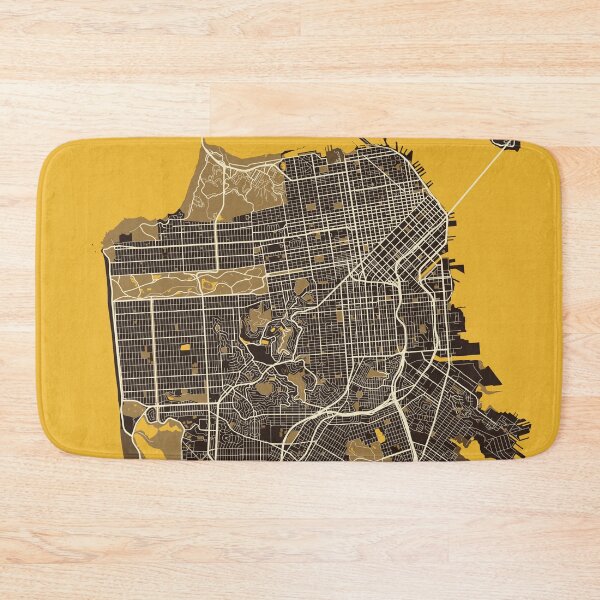 Item preview, San Francisco City Map of California, USA - Pastel designed and sold by deMAP.