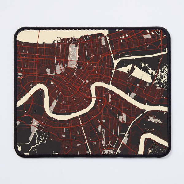 Item preview, New Orleans City Map of Louisiana, USA  - Comic designed and sold by deMAP.
