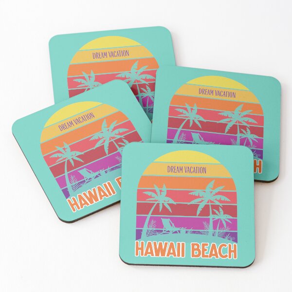 Item preview, Hawaii Beach Dream Vacation Retro Art designed and sold by JonnaHurmerinta.