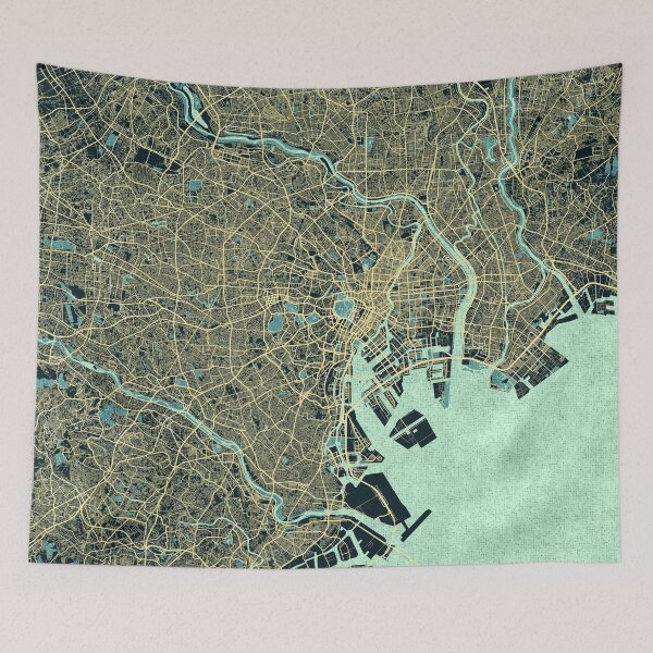 Item preview, Tokyo City Map of Japan - Summer designed and sold by deMAP.
