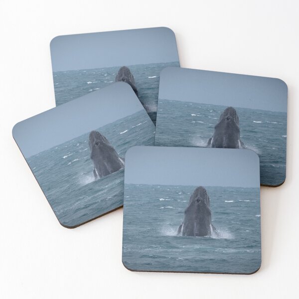 Item preview, Humpback Whale Spy Hopping – Wild Whale Rising from Ocean Surface in Open Sea designed and sold by WildFrameNature.