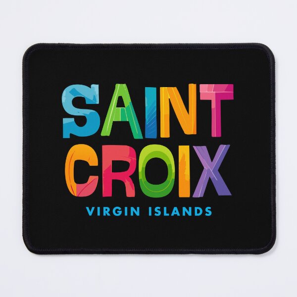 Item preview, Saint Croix Virgin Islands Retro Typographic Design designed and sold by Futurebeachbum.