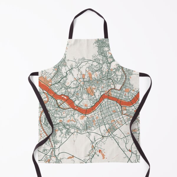 Item preview, Seoul City Map of South Korea - Bohemian designed and sold by deMAP.