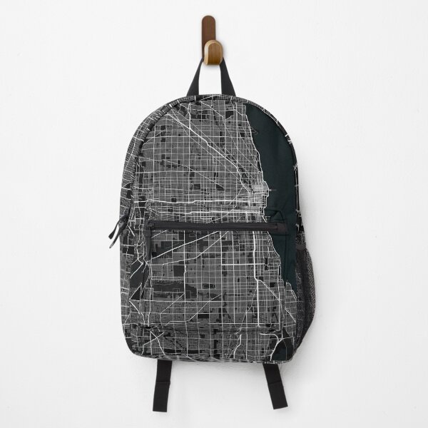 Item preview, Chicago City Map of Illinois, USA - Dark designed and sold by deMAP.