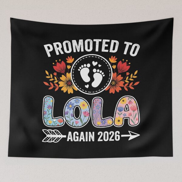 Item preview, Promoted to Lola Again 2026 Flower Grandma 2nd 3rd Reveal designed and sold by OlakunleOloroz.