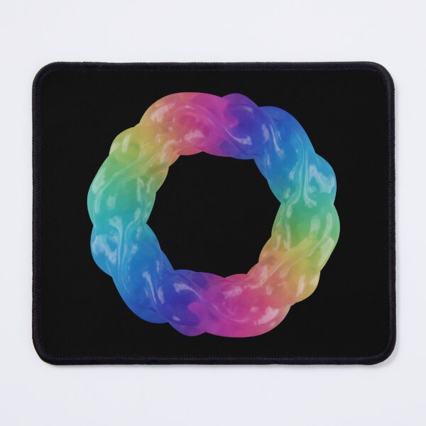 Item preview, Bouncy Elastic Jelly Tech Ring Vibrant Gradient Art designed and sold by FiveBlessings.