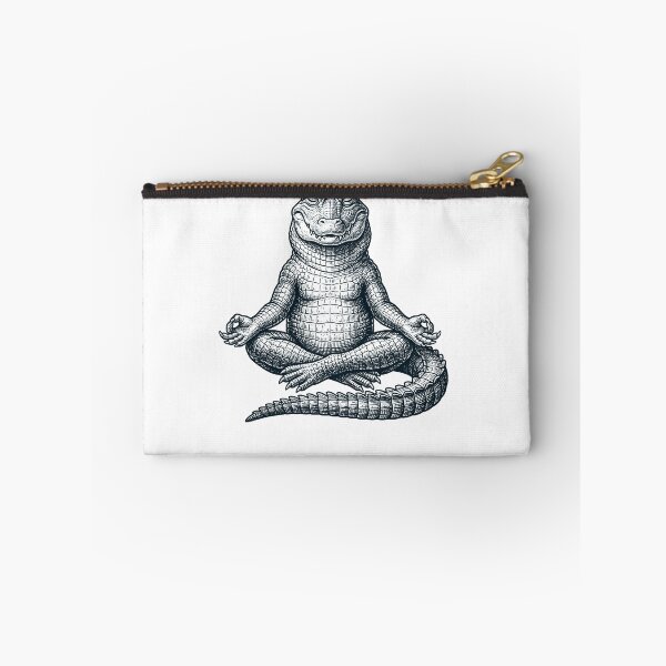 Item preview, Vintage Alligator Yoga Lotus Meditation Lover designed and sold by DoodleTortle.