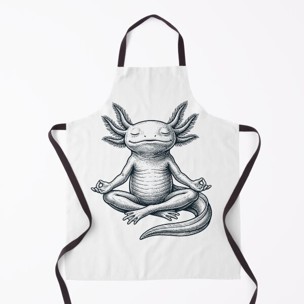 Item preview, Vintage Axolotl Yoga Lotus Meditation Lover designed and sold by DoodleTortle.