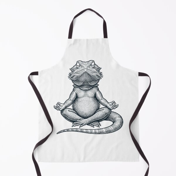 Item preview, Vintage Bearded Dragon Yoga Lotus Meditation Lover designed and sold by DoodleTortle.