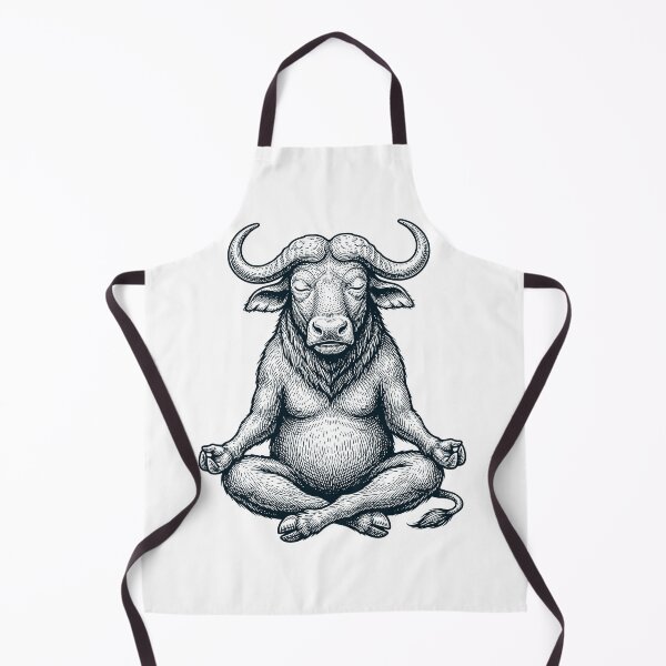 Item preview, Vintage Buffalo Yoga Lotus Meditation Lover designed and sold by DoodleTortle.
