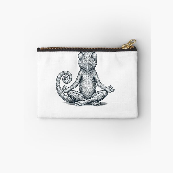 Item preview, Vintage Chameleon Yoga Lotus Meditation Lover designed and sold by DoodleTortle.