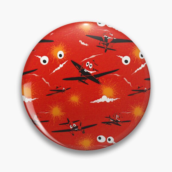 Item preview, Red Sky Airplanes and Explosions Action Pattern designed and sold by Piotrek0001.
