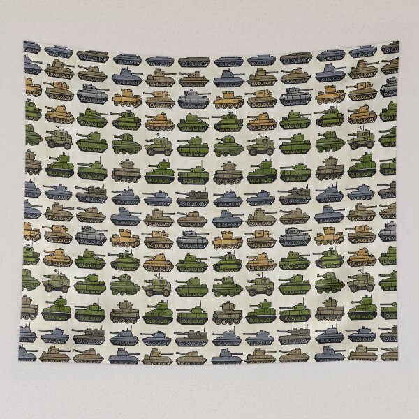 Item preview, Classic Military Tanks Grid on Light Background Pattern designed and sold by Piotrek0001.