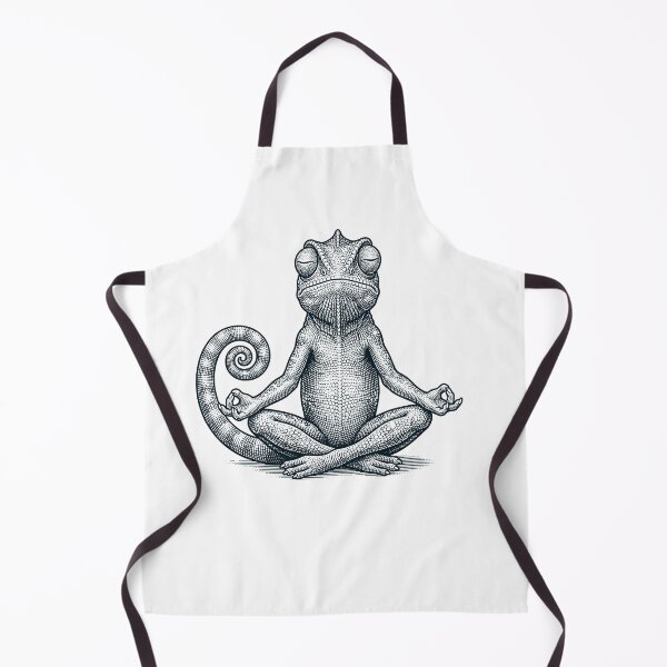 Item preview, Vintage Chameleon Yoga Lotus Meditation Lover designed and sold by DoodleTortle.
