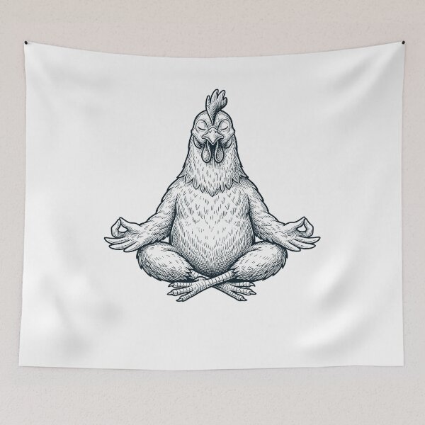 Item preview, Vintage Giraffe Yoga Lotus Meditation Lover Farmer designed and sold by DoodleTortle.