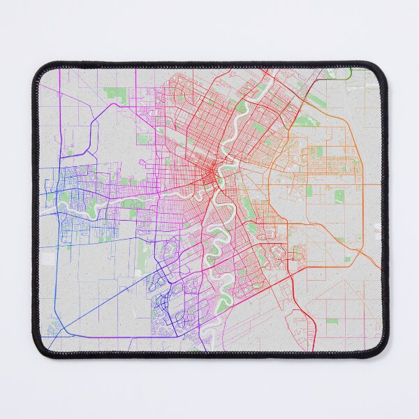 Item preview, Winnipeg City Map of Manitoba, Canada - Colorful designed and sold by deMAP.