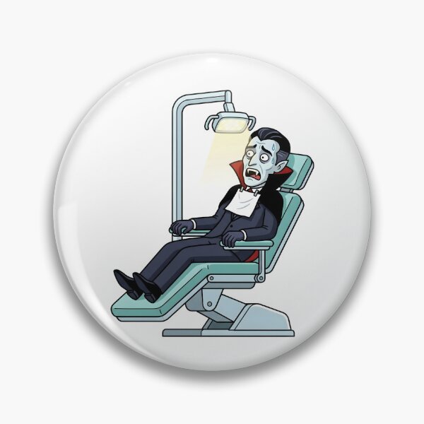 Item preview, Nervous Vampire Sitting in Dentist Chair designed and sold by Kvarny.