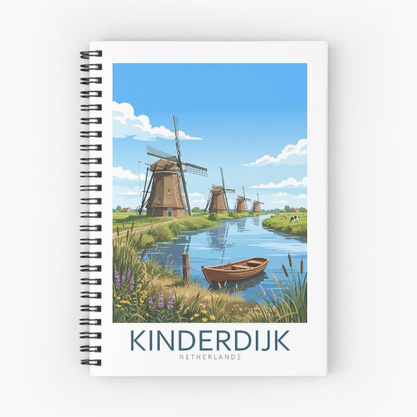 Item preview, Kinderdijk Netherlands - Travel art designed and sold by Marciolini.
