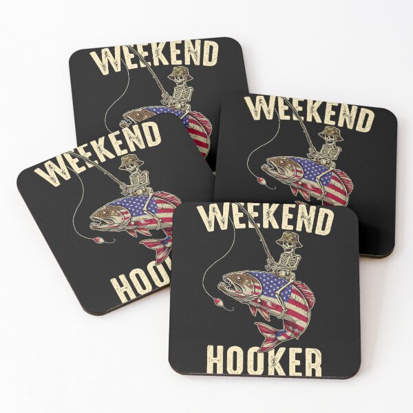 Item preview, Weekend Hooker Fisherman Angler Fishing Lover designed and sold by StickChic.