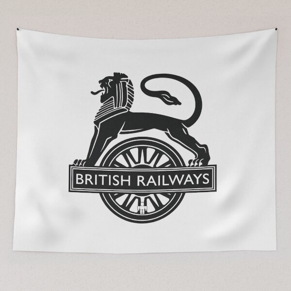 Item preview, Vintage British Railways Lion and Wheel Logo designed and sold by CharlieDesings.