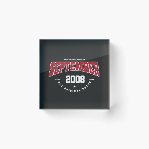 Item preview, September legends 2008 designed and sold by HB Shirts.