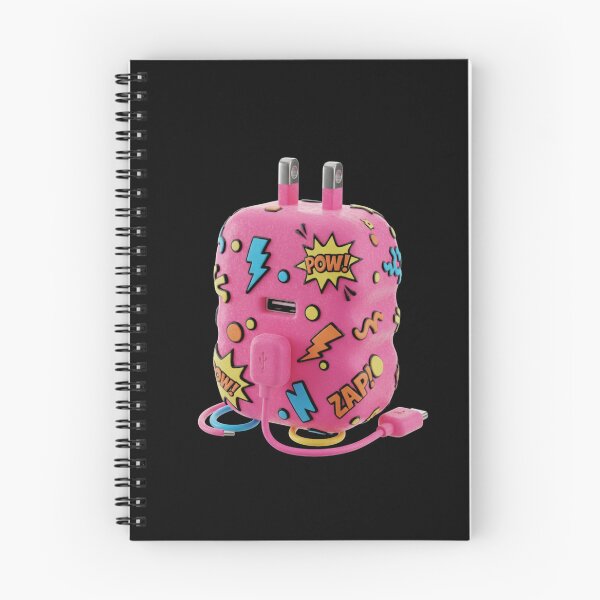 Item preview, Gummy Pink Charger Block High-Saturation Pop Art 3D designed and sold by FiveBlessings.