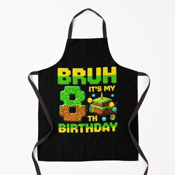 Item preview, Bruh It’s My 8th Birthday Pixel Gamer Party designed and sold by FGTV2021.
