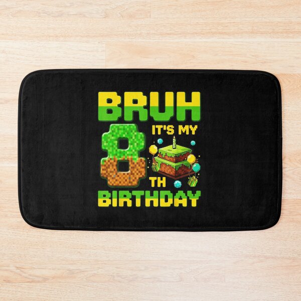 Item preview, Bruh It’s My 8th Birthday Pixel Gamer Party designed and sold by FGTV2021.