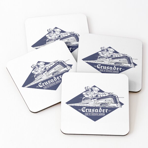 Item preview, Vintage Crusader Streamliner Train Knight Logo designed and sold by CharlieDesings.