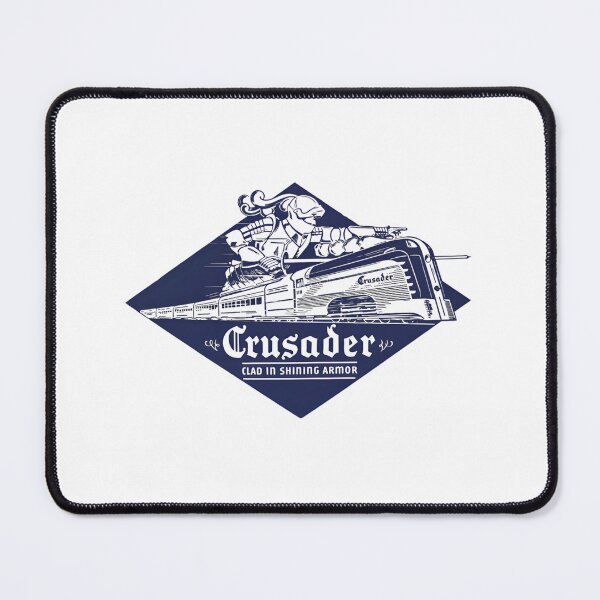 Item preview, Vintage Crusader Streamliner Train Knight Logo designed and sold by CharlieDesings.